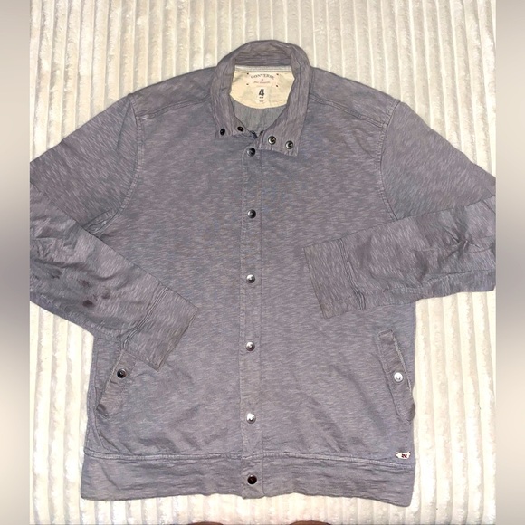 Vintage Mens John Varvatos X Converse Track Jacket Gray Size XL - Picture 1 of 10